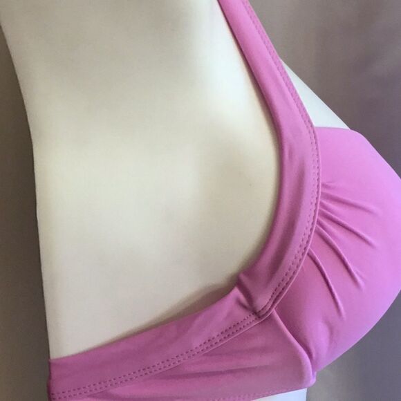 Push up bikini top in pink size extra large - Picture 4 of 6